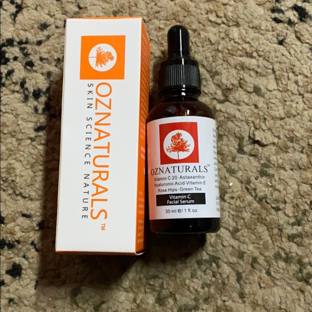 Vitamin C Facial Serum with Hyaluronic Acid.